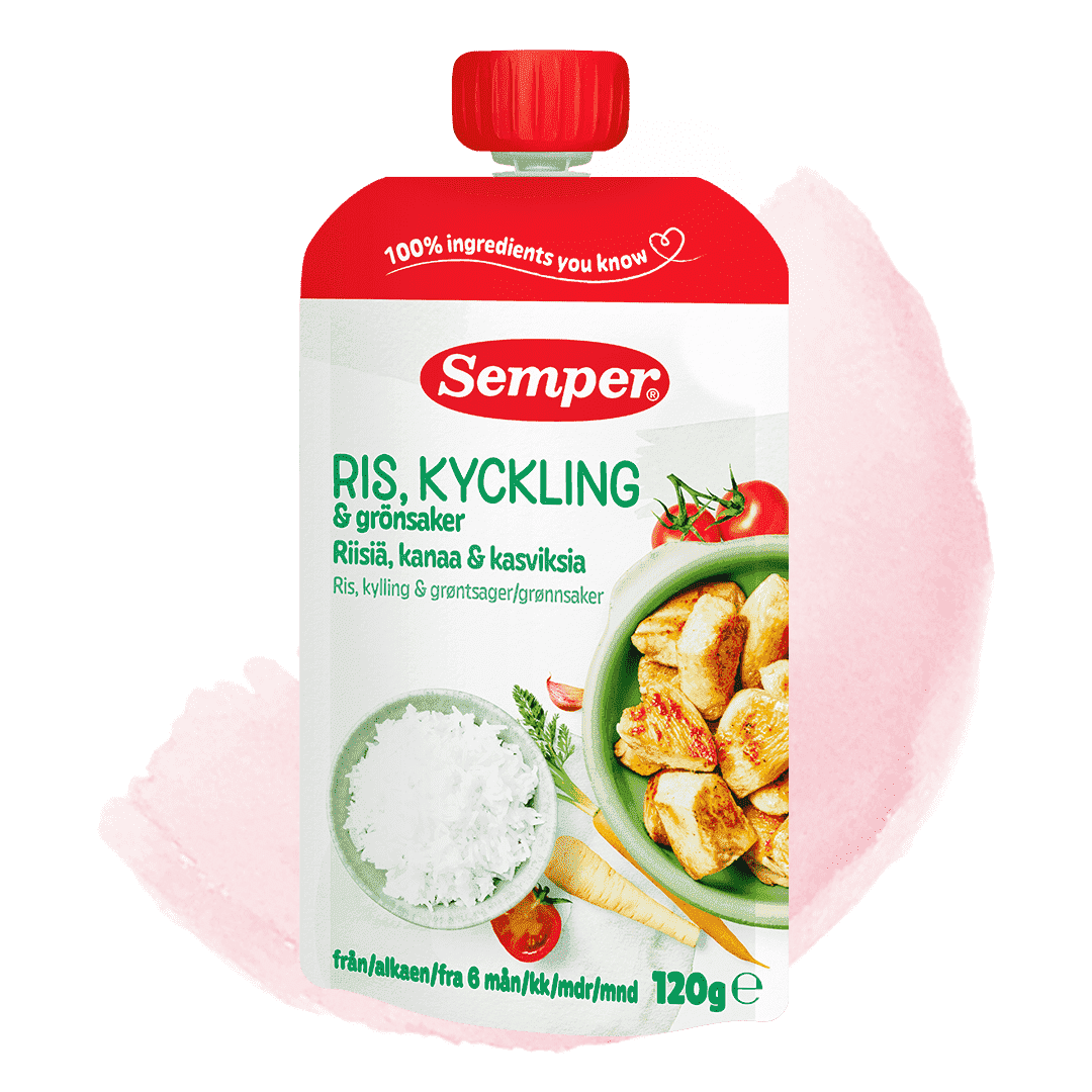 Ris & Kylling i klempose | Semper Babymad