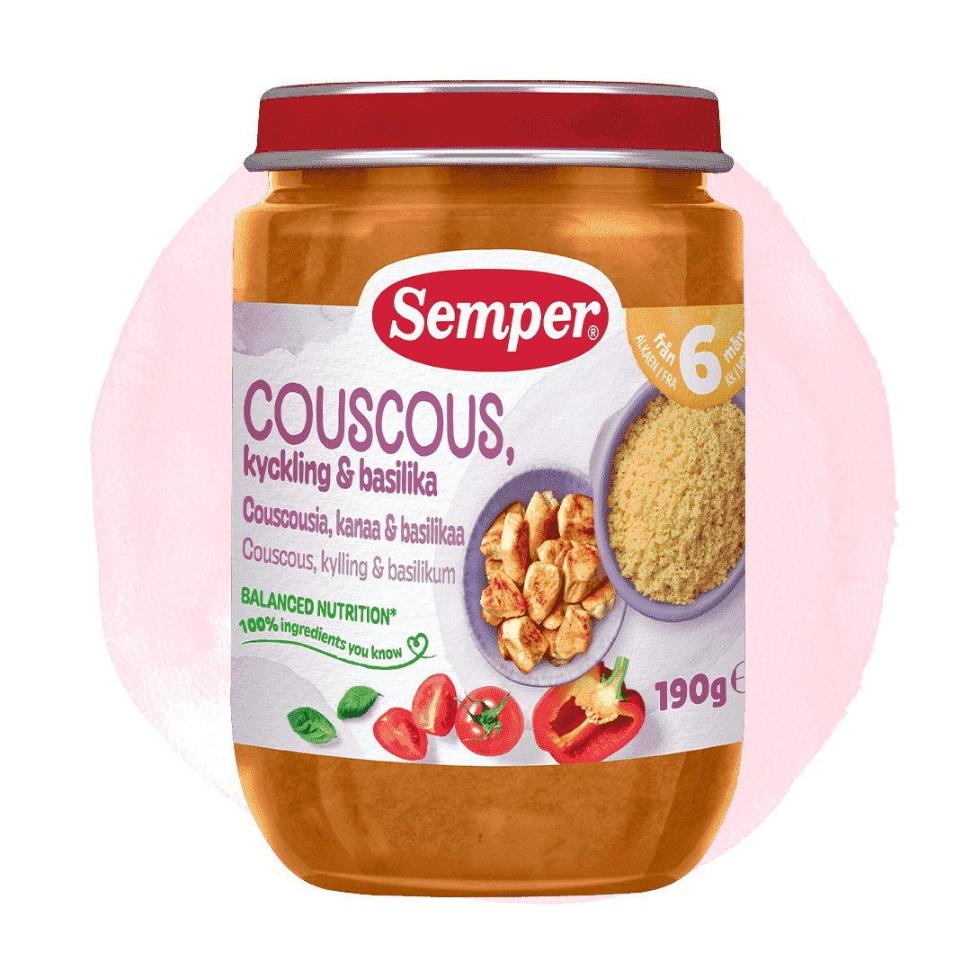 Couscous med kylling & basilikum