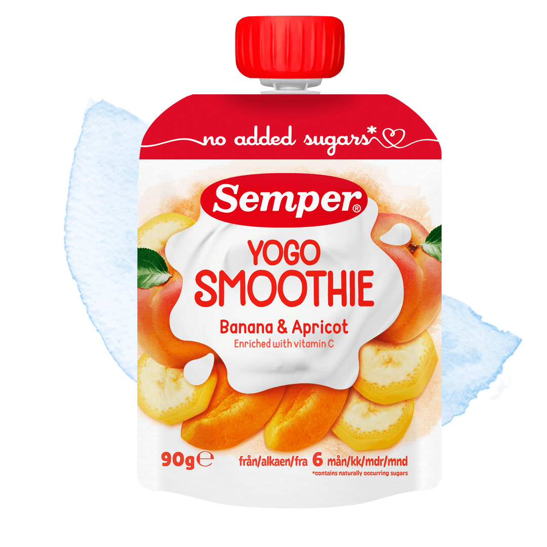Smoothie yogo banan & abrikos